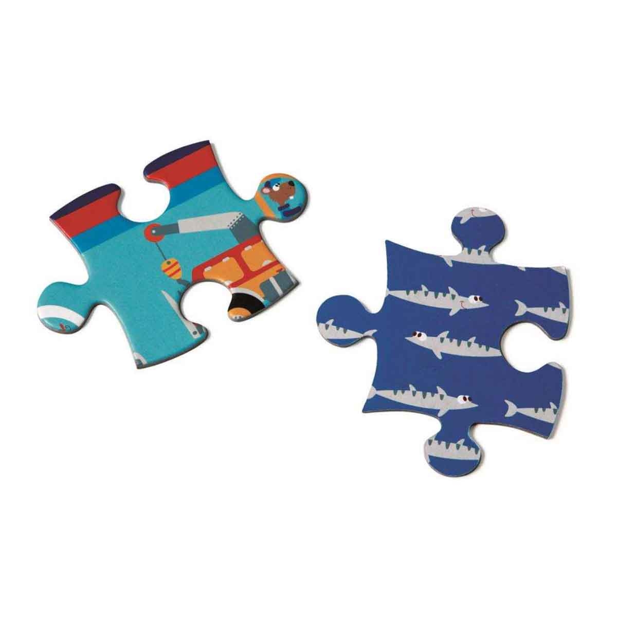 Scratch Europe 60-Pieces Ferry Boat Puzzle Unisex, 3-4 Years