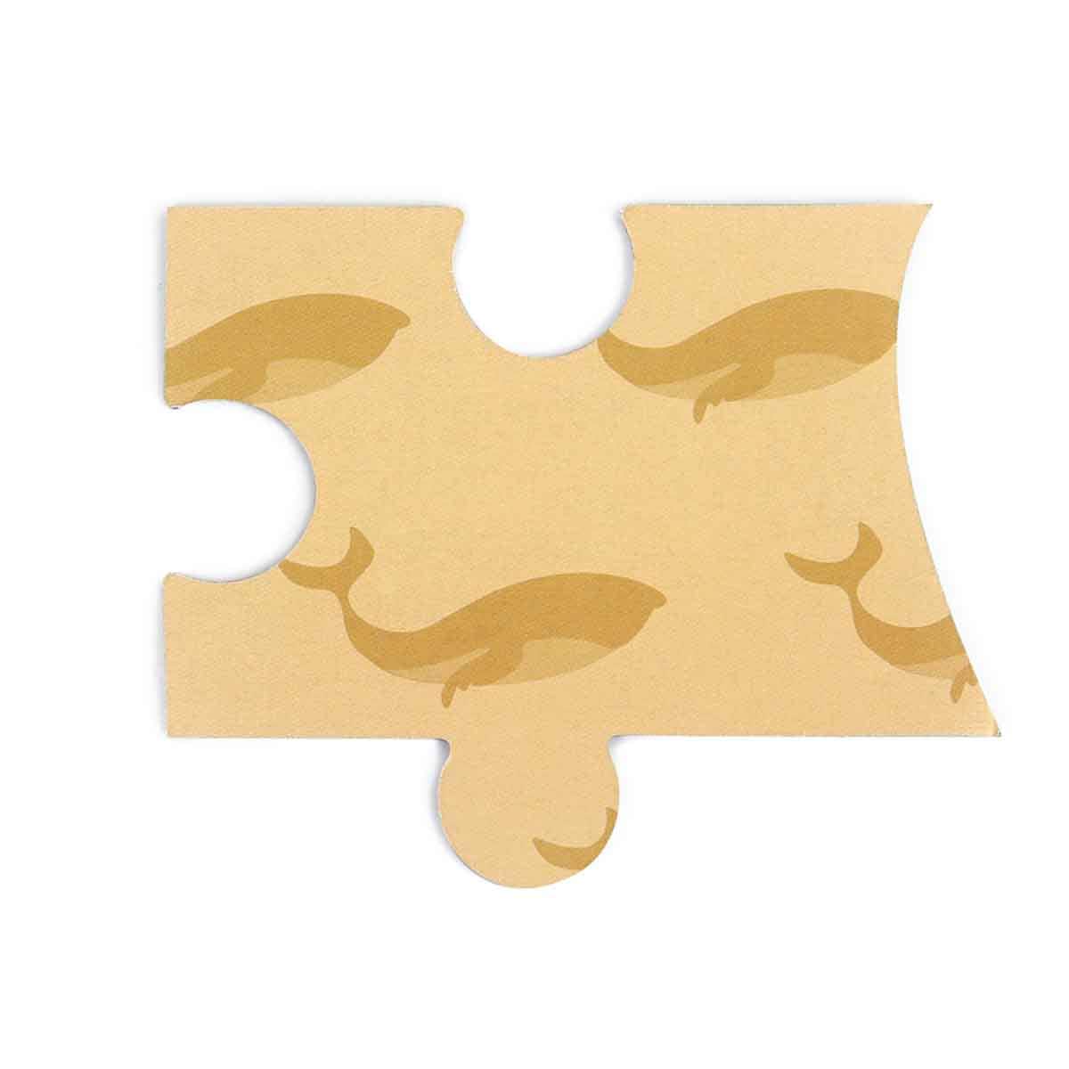 Scratch Europe 60-Pieces Whale Contour Puzzle Unisex, 3-4 Years