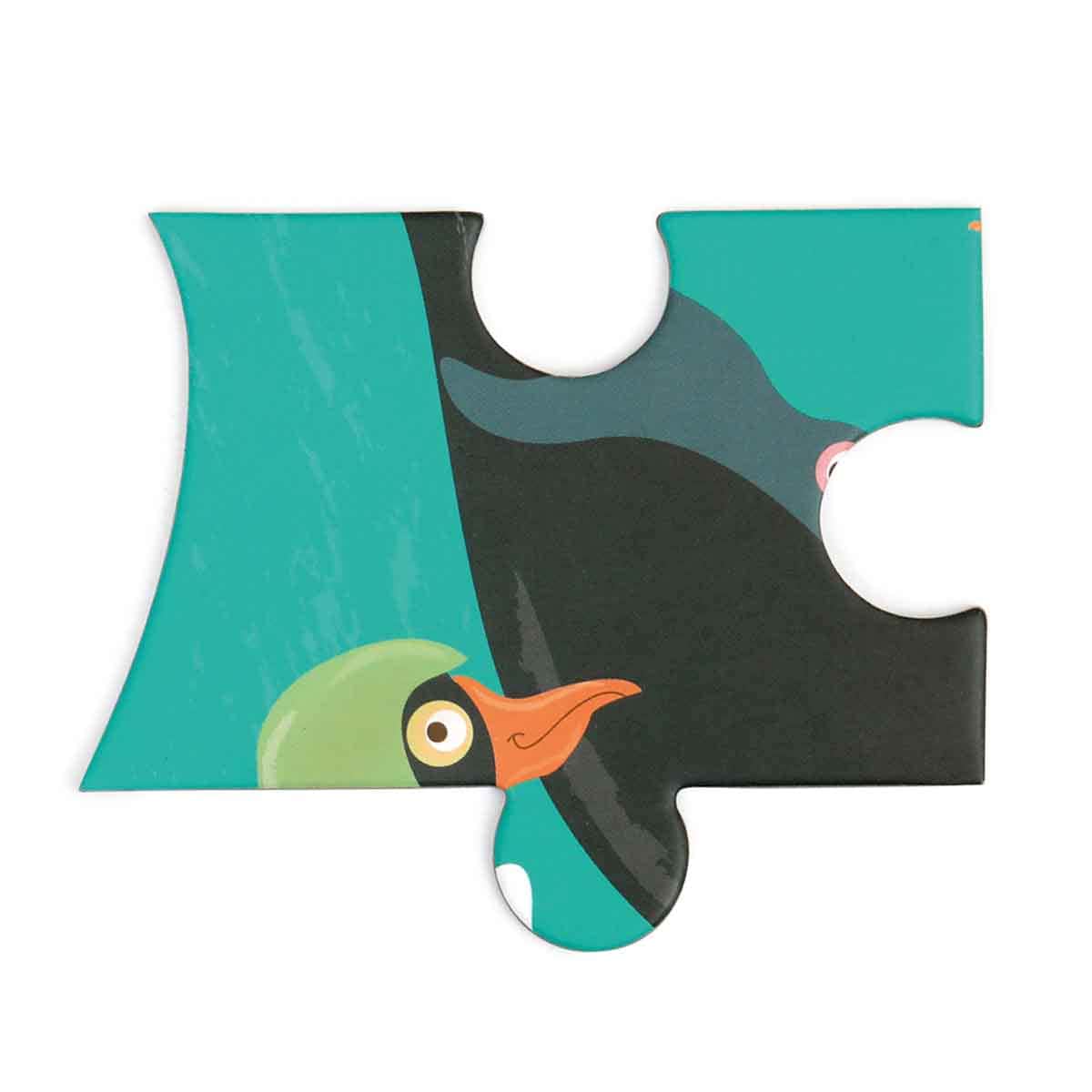 Scratch Europe 60-Pieces Whale Contour Puzzle Unisex, 3-4 Years