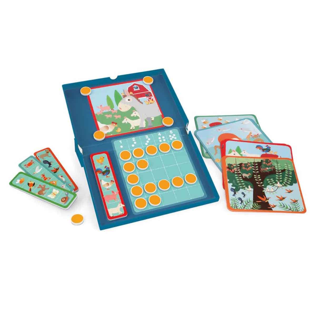Scratch Europe Animal Magnetic Counting Game with 20 Challenges & 4 Themes Unisex, 3-4 Years