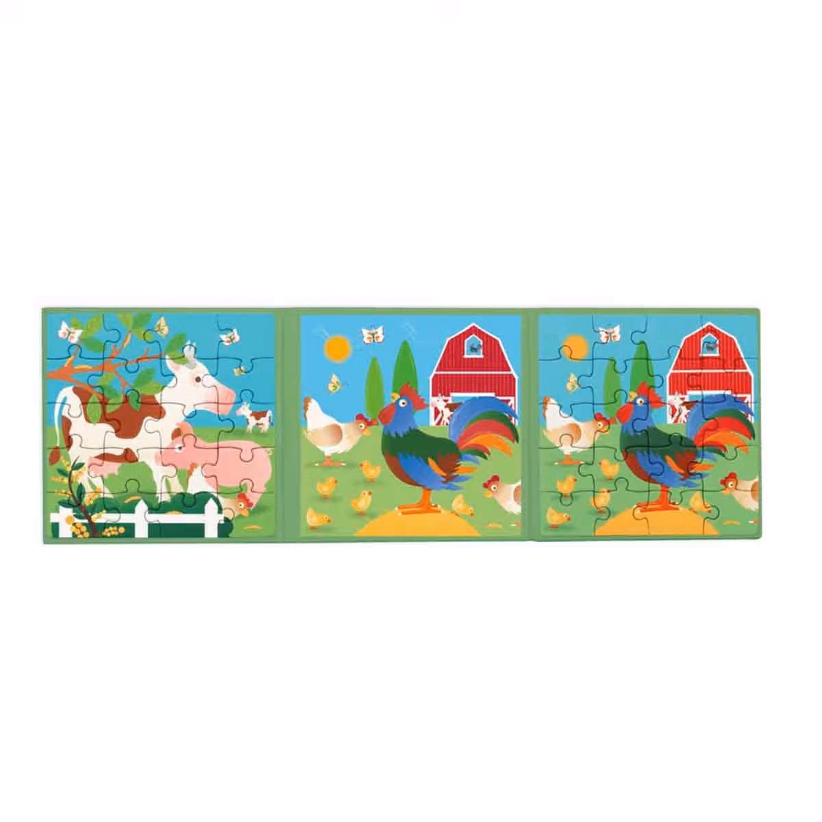 Scratch Europe Farm Magnetic Book Puzzle Unisex, 3-4 Years