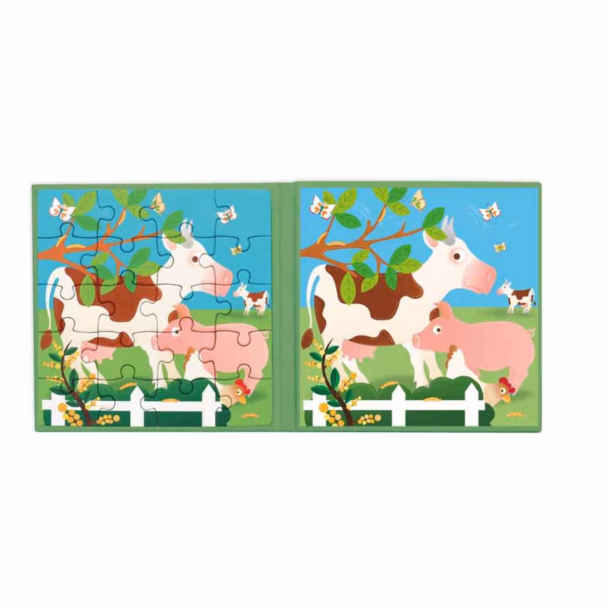 Scratch Europe Farm Magnetic Book Puzzle Unisex, 3-4 Years