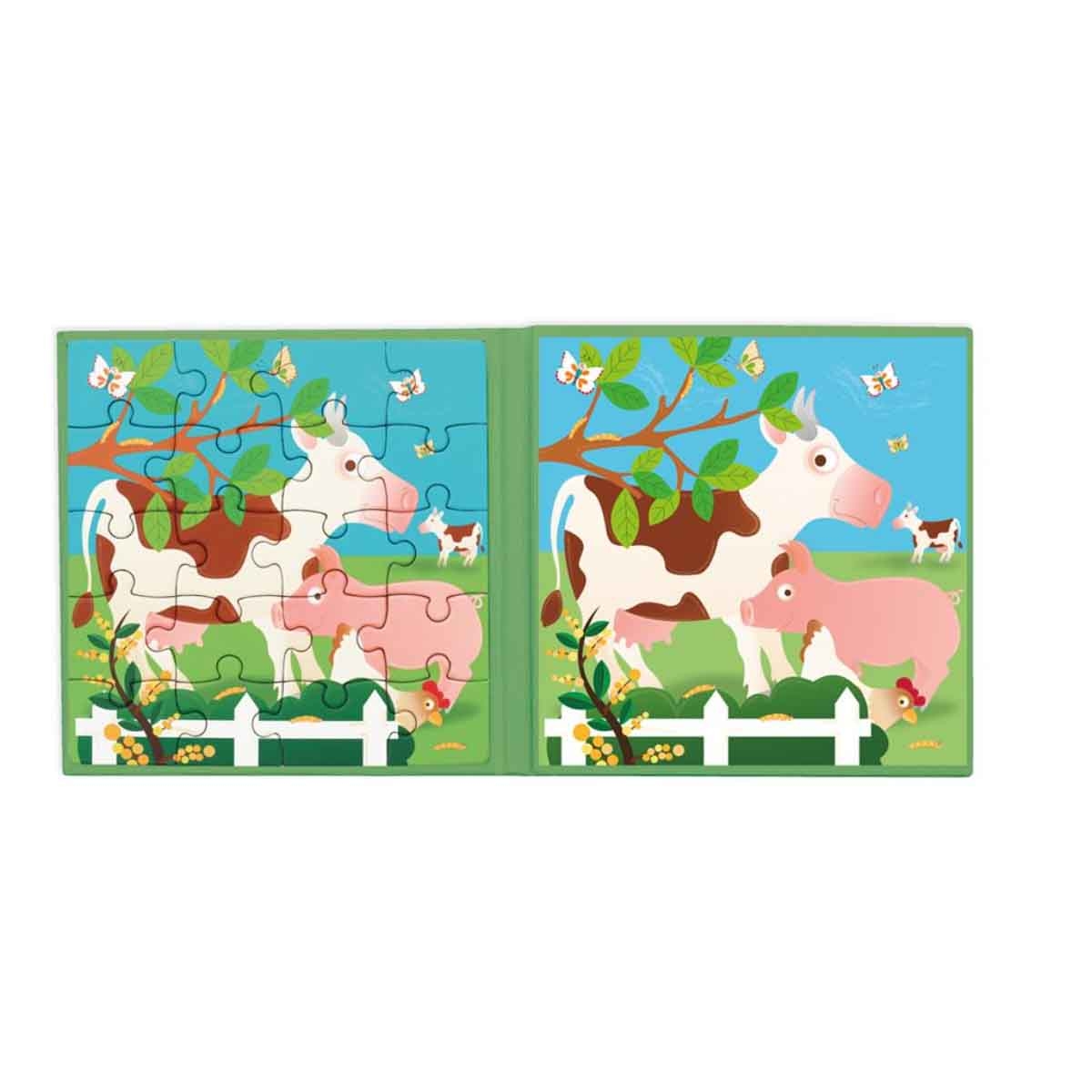 Scratch Europe Farm Magnetic Book Puzzle Unisex, 3-4 Years