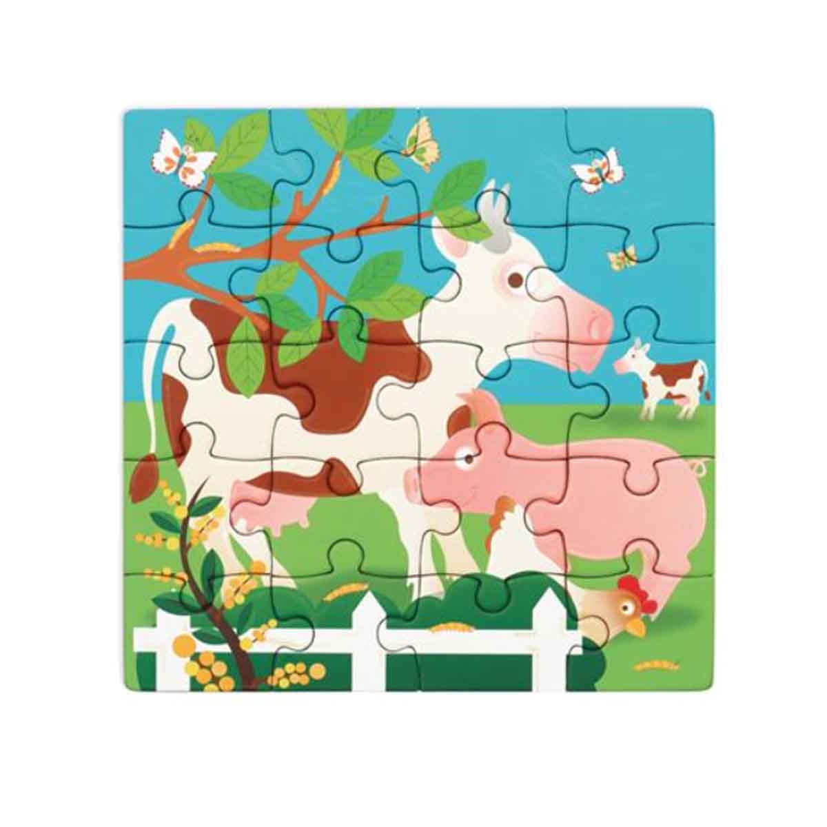Scratch Europe Farm Magnetic Book Puzzle Unisex, 3-4 Years