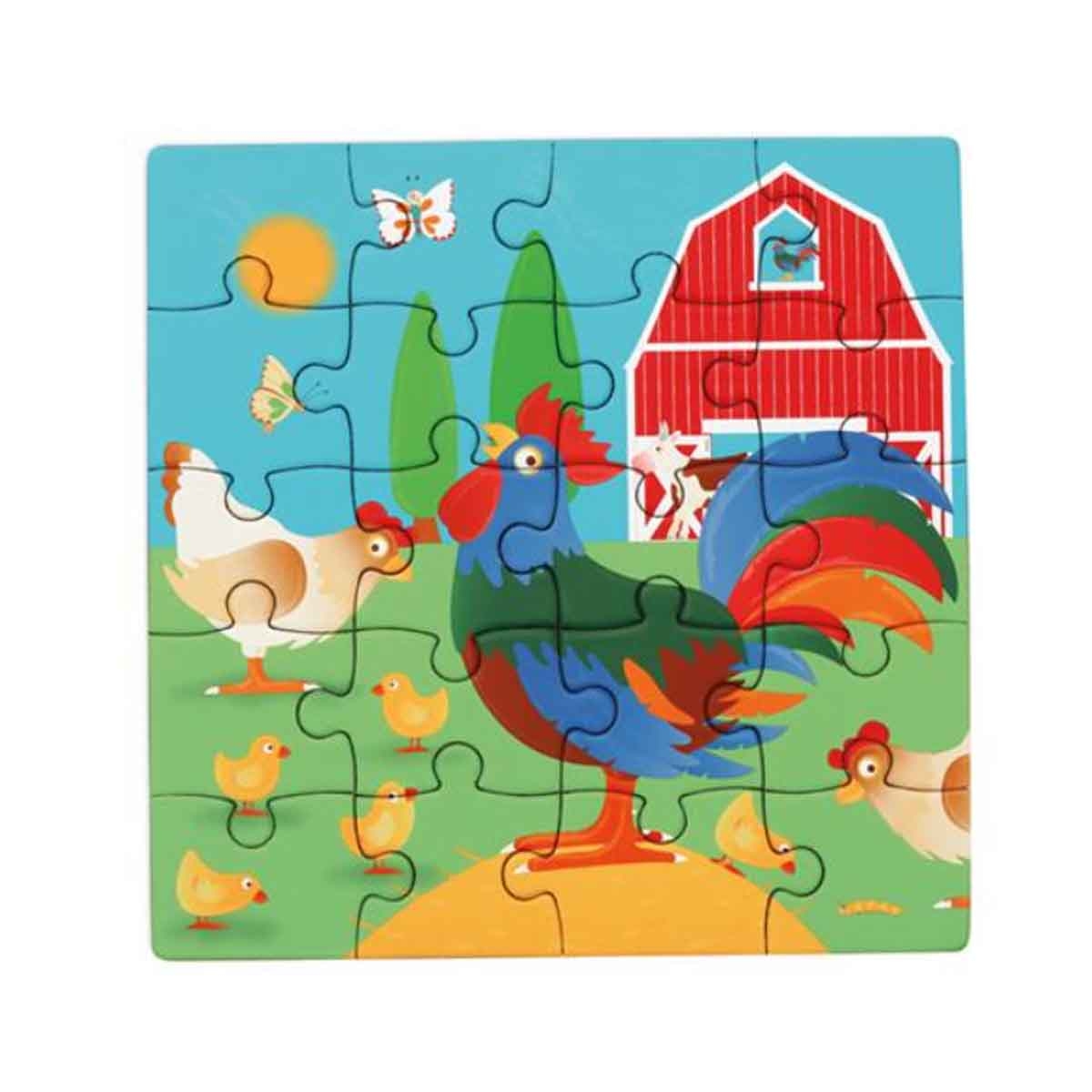 Scratch Europe Farm Magnetic Book Puzzle Unisex, 3-4 Years