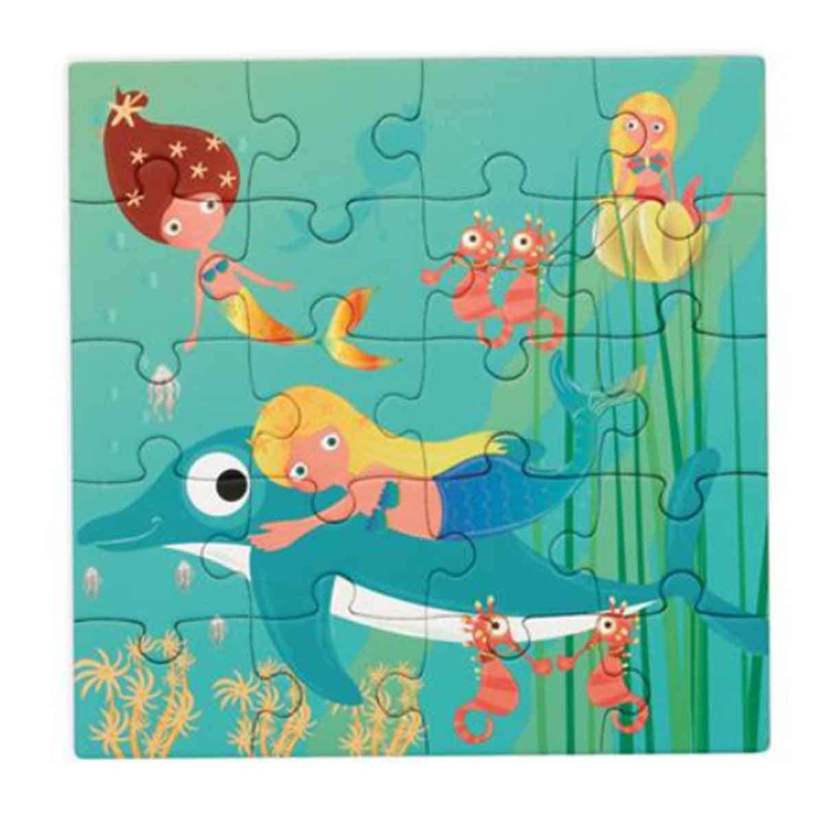 Scratch Europe Mermaids Magnetic Book Puzzle Unisex, 3-4 Years