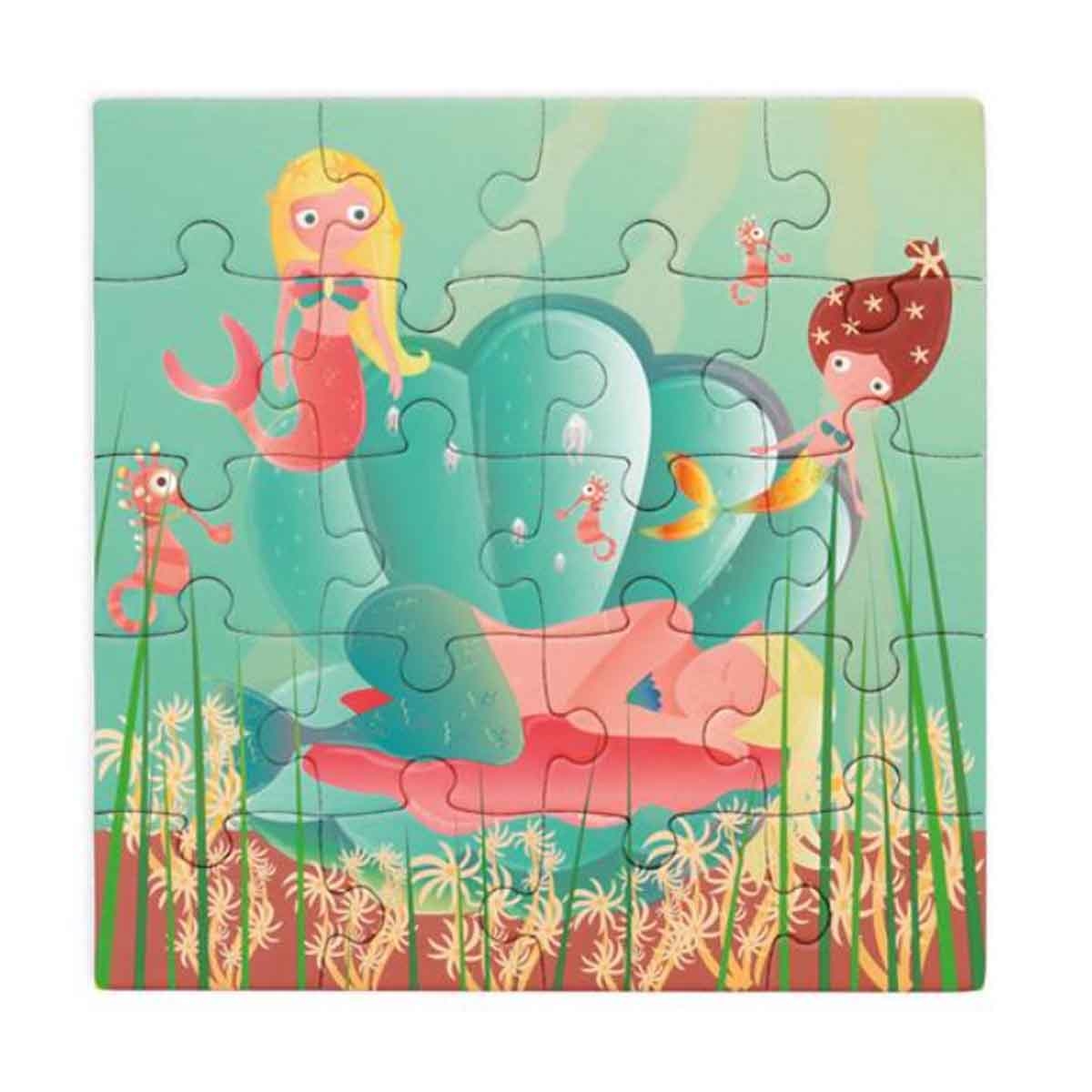 Scratch Europe Mermaids Magnetic Book Puzzle Unisex, 3-4 Years