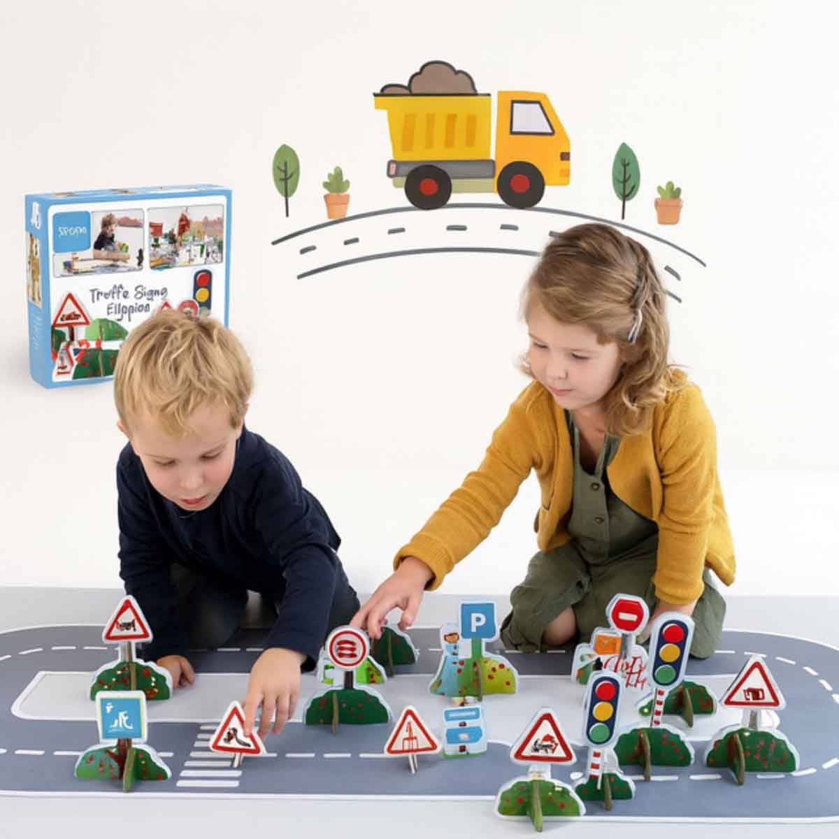 سكرتش يوروب إشارات مرور مزج والعب للجنسين 3 - 4 سنوات