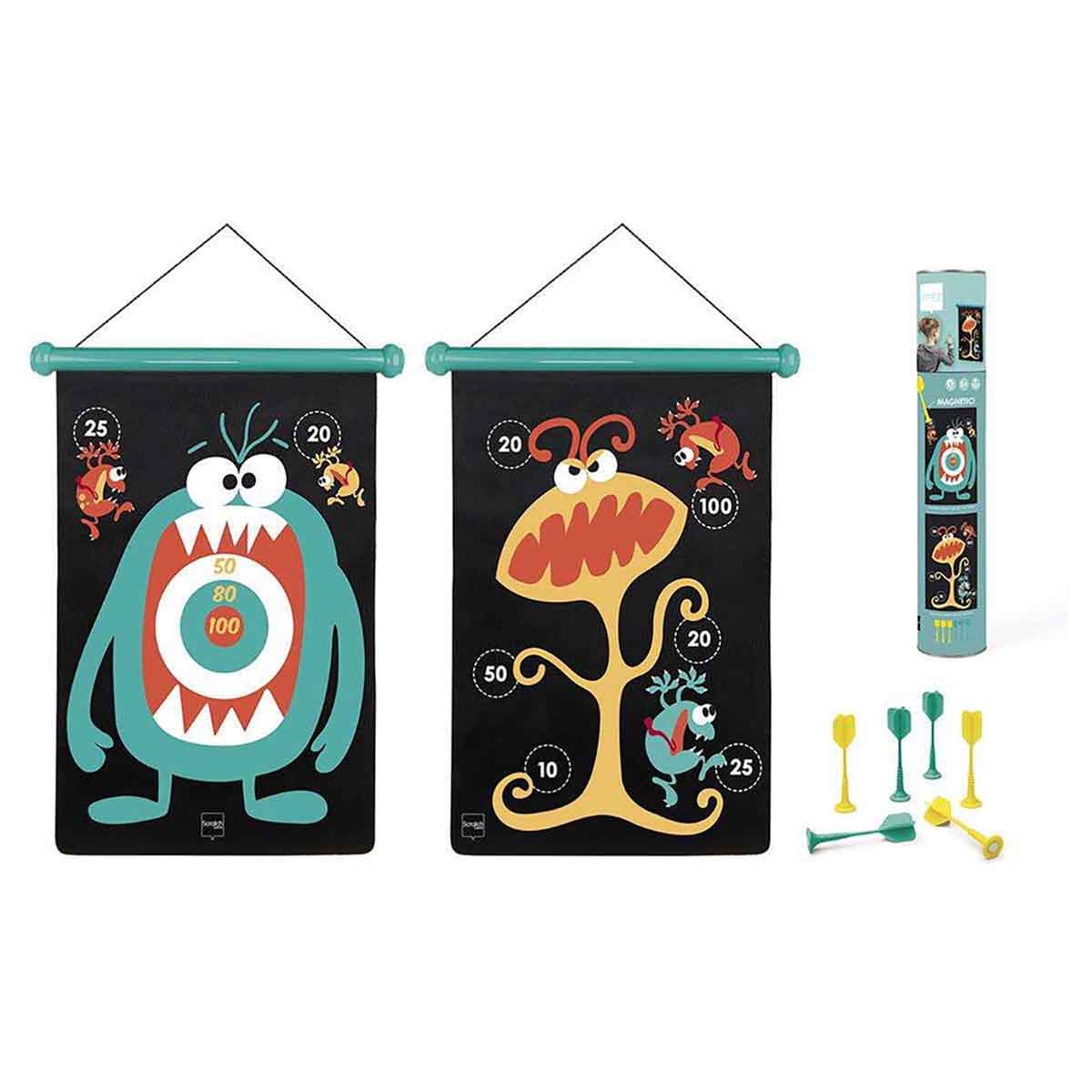 سكرتش يوروب لوحة سهام مغناطيسية وحوش مع سهام للجنسين 5 - 7 سنوات