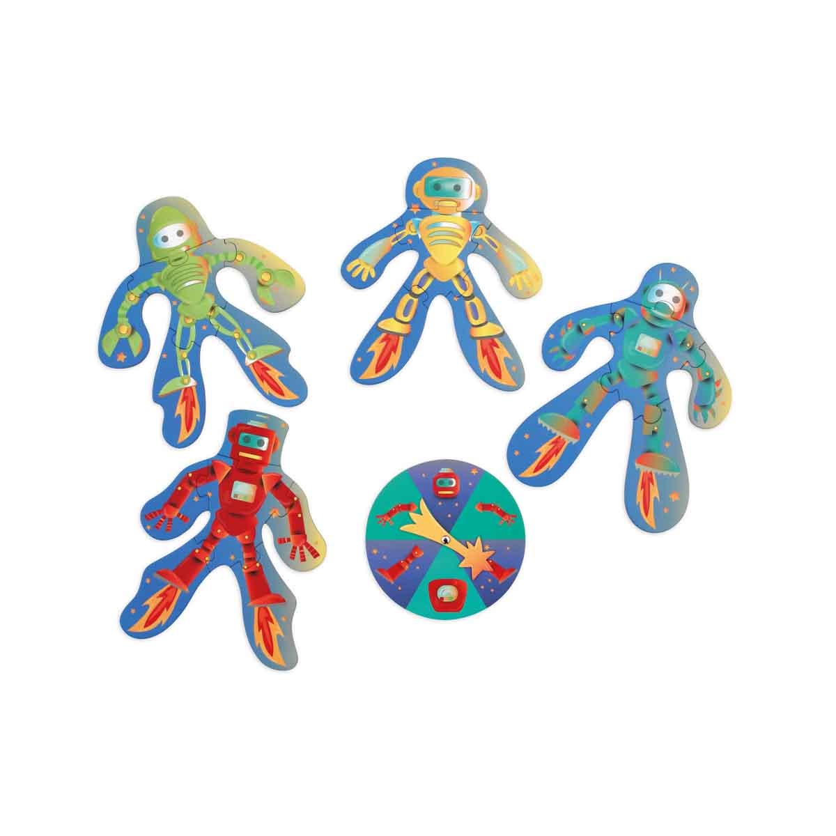 Scratch Europe Robobuilder Puzzling Game Unisex, 3-4 Years