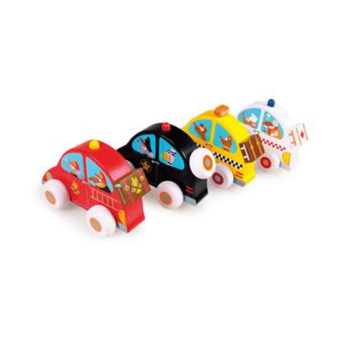 سكرتش يوروب سيارة متنوعة خشبية للجنسين 3 - 4 سنوات