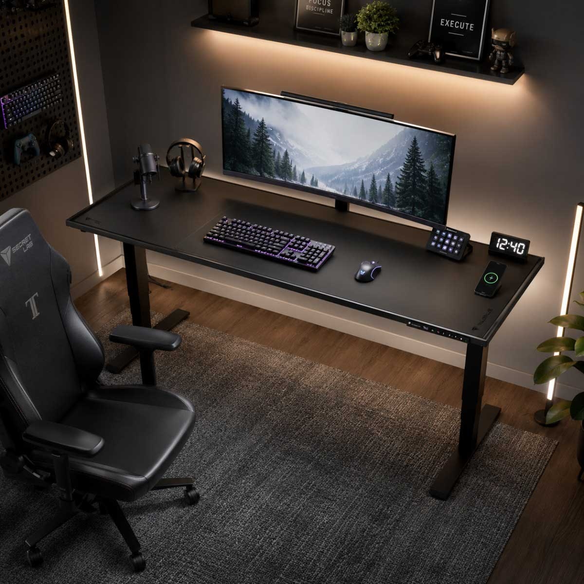 Secretlab XL 1.7m High Voltage Magnus Pro Metal Gaming Desk