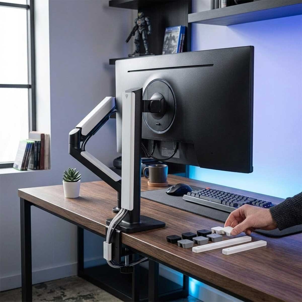 Secretlab Pure White XL Magnus Cable Management Bundle