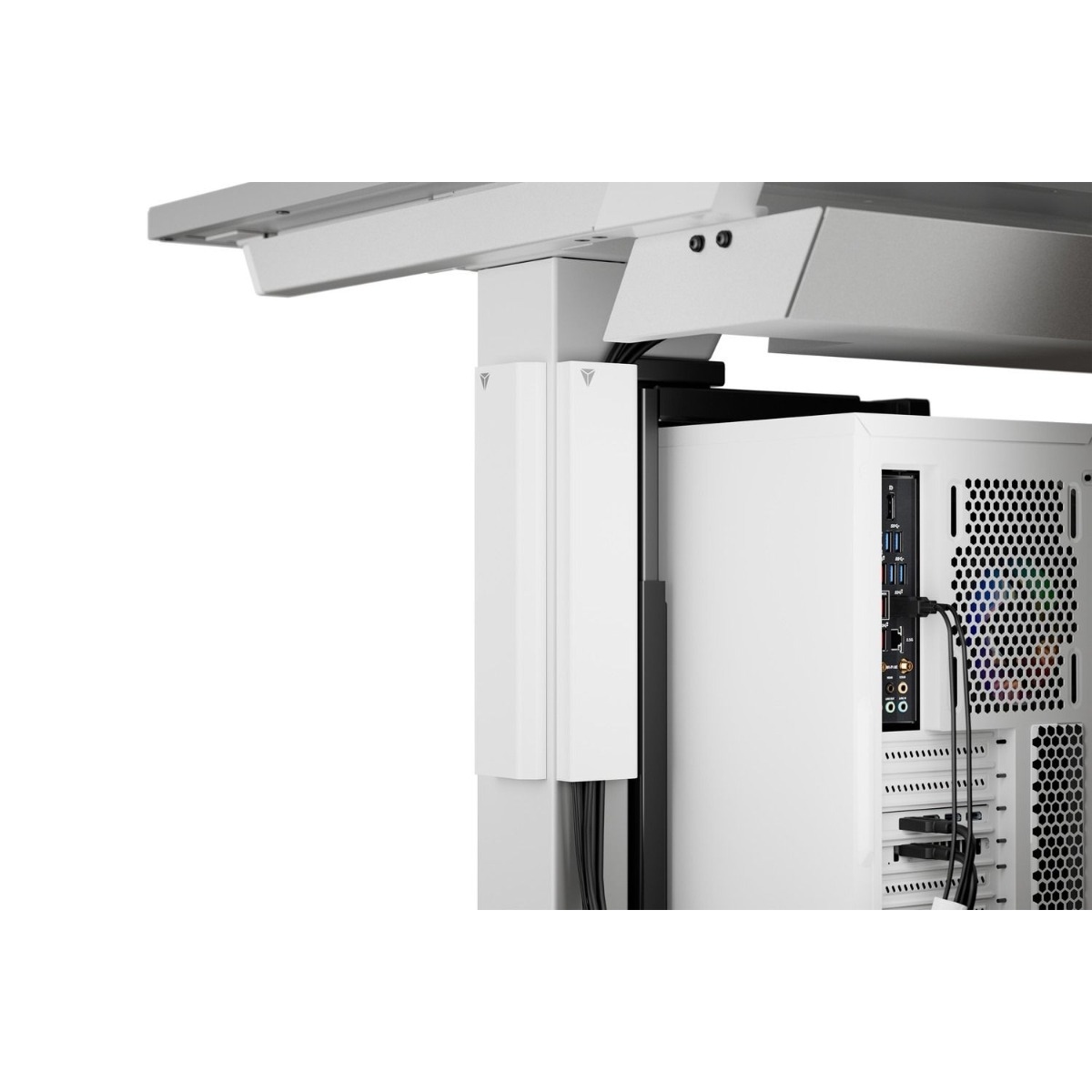 Secretlab Pure White XL Magnus Cable Management Bundle