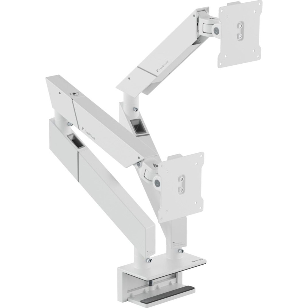 Secretlab White Magnus Dual Monitor Arm