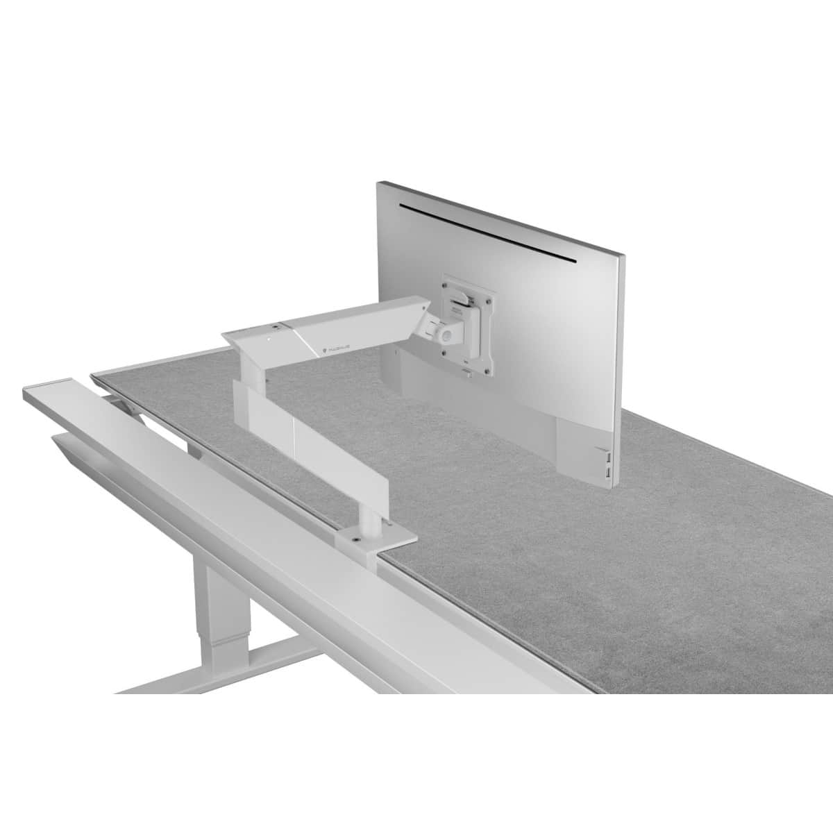 Secretlab White Magnus Single Monitor Arm