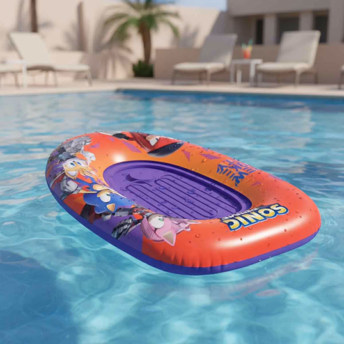 Sonic Prime Baby Inflatable Boat Boys, 3-4 Years