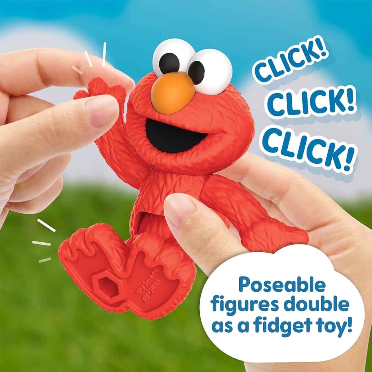 Sesame Street 6-Piece Neighborhood Friends Action Figure Set Unisex, 3-4 Years