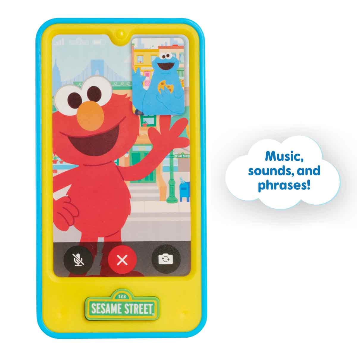 Sesame Street Chat With Elmo Cell Phone Interactive Toy Unisex, 3-4 Years