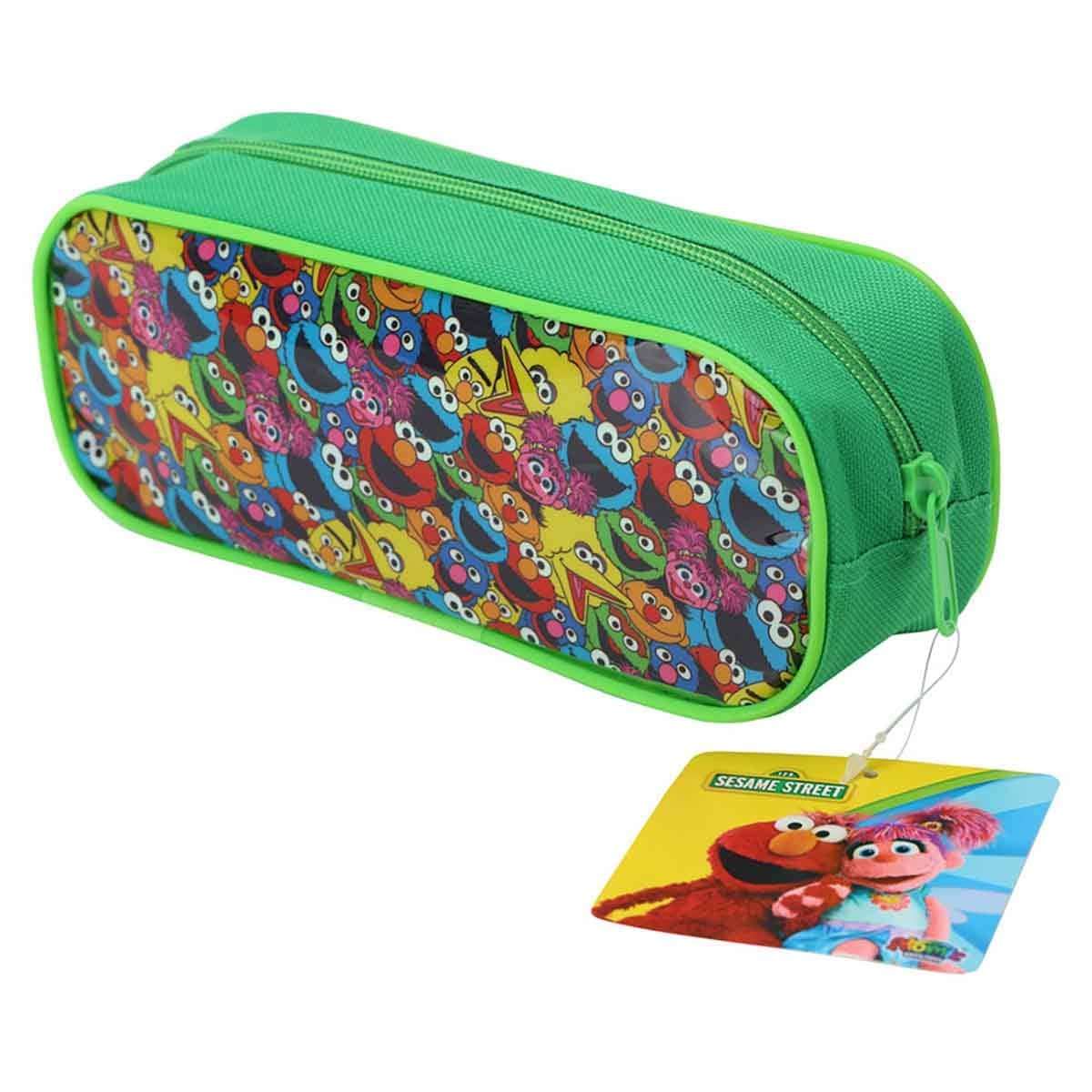 Sesame Street Dough Set + 5 Chalk Holders + Pencil Case + Crayons + Glue Sticks + Stickers + Bath Coloring Set Bundle