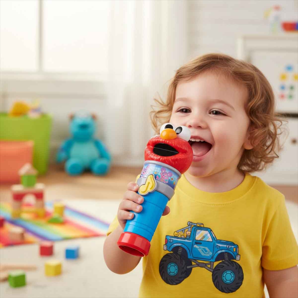 سمسم ستريت ميكروفون الغناء للجنسين، 3-4 سنوات