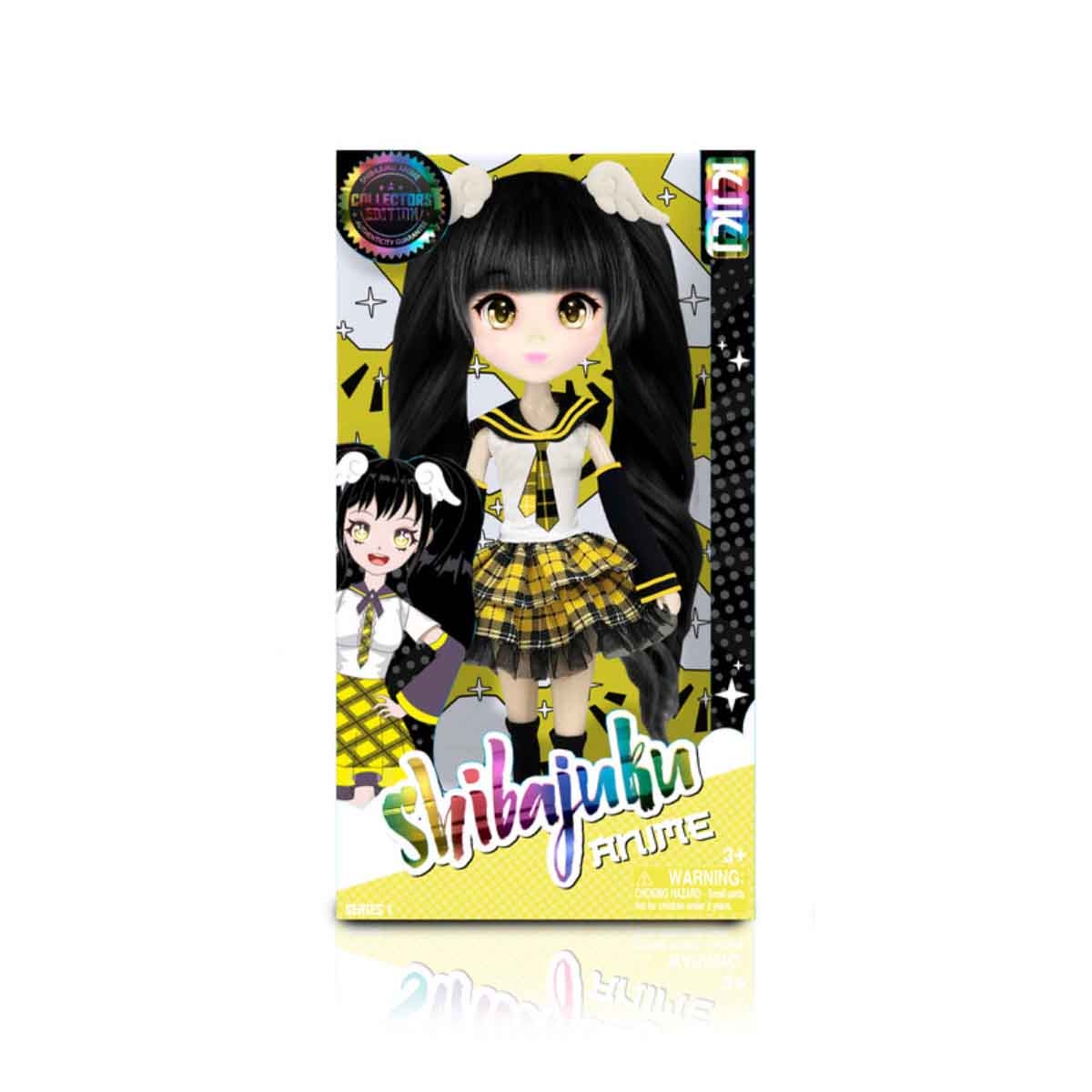 شيباجوكو أنمي دمية كيكي للبنات، 3-4 سنوات