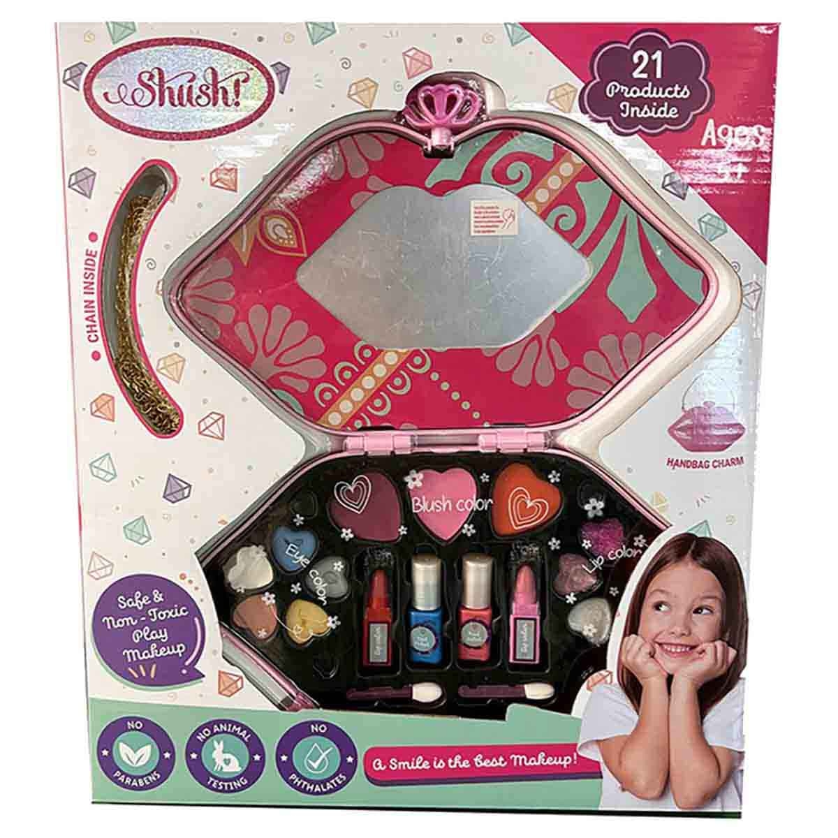 Shush! Lip Shape Makeup Handbag Girls, 5-7 Years