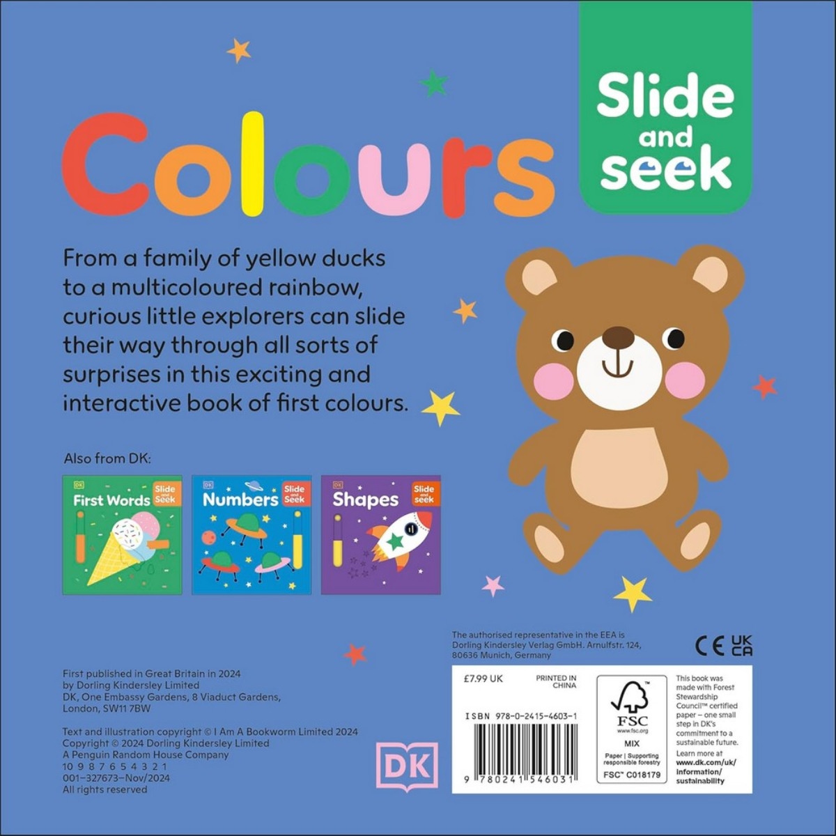 Slide and Seek Colours تأليف DK - 7 نوفمبر 2024