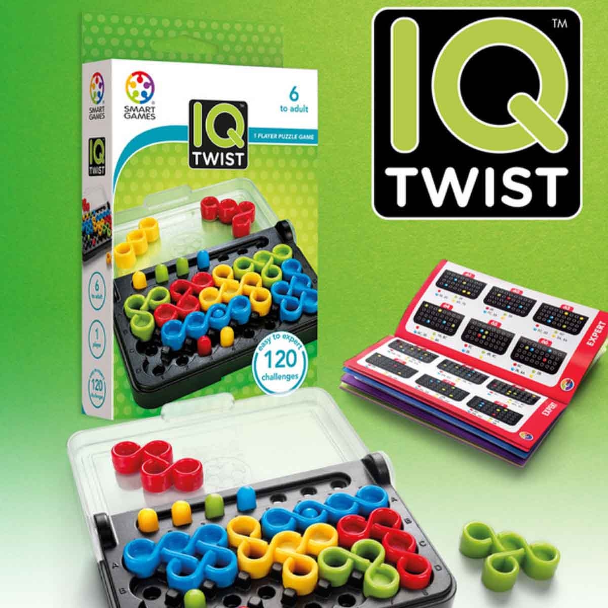 سمارت جيمز لعبة آي كيو تويست المحمولة، للجنسين، من عمر 5 إلى 7 سنوات