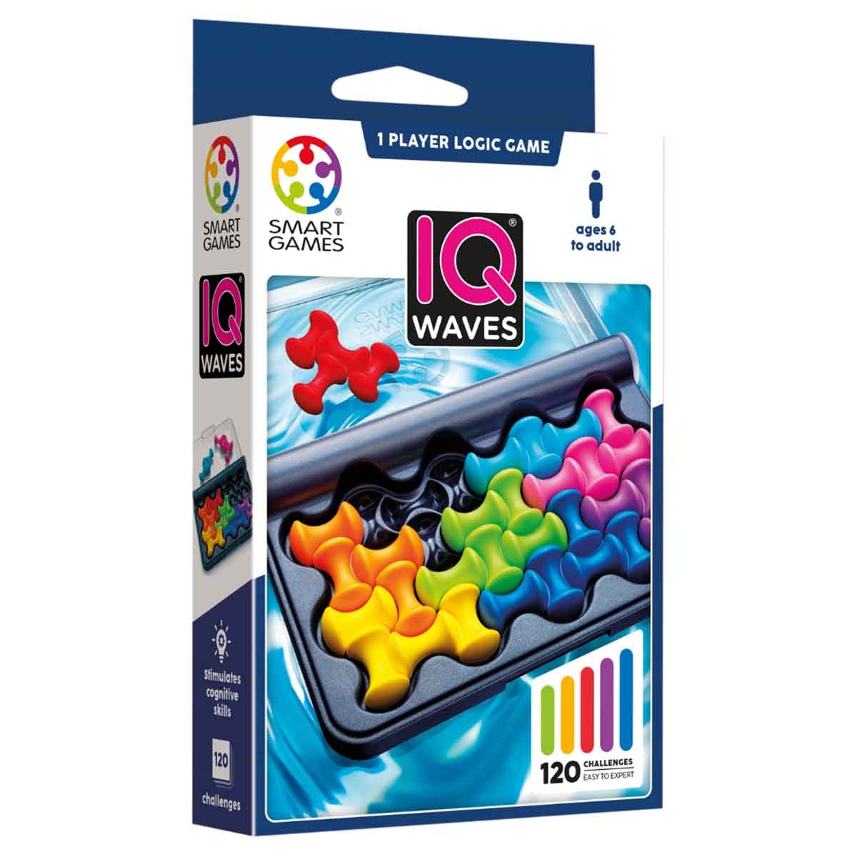 SmartGames IQ Waves Board Game Unisex, 8-10 Years
