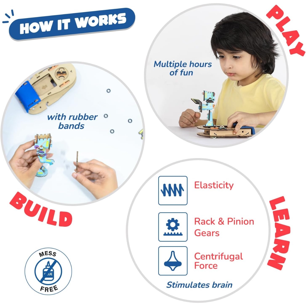 Smartivity 2 in 1 Fighting Robots Toy Unisex, 5-7 Years