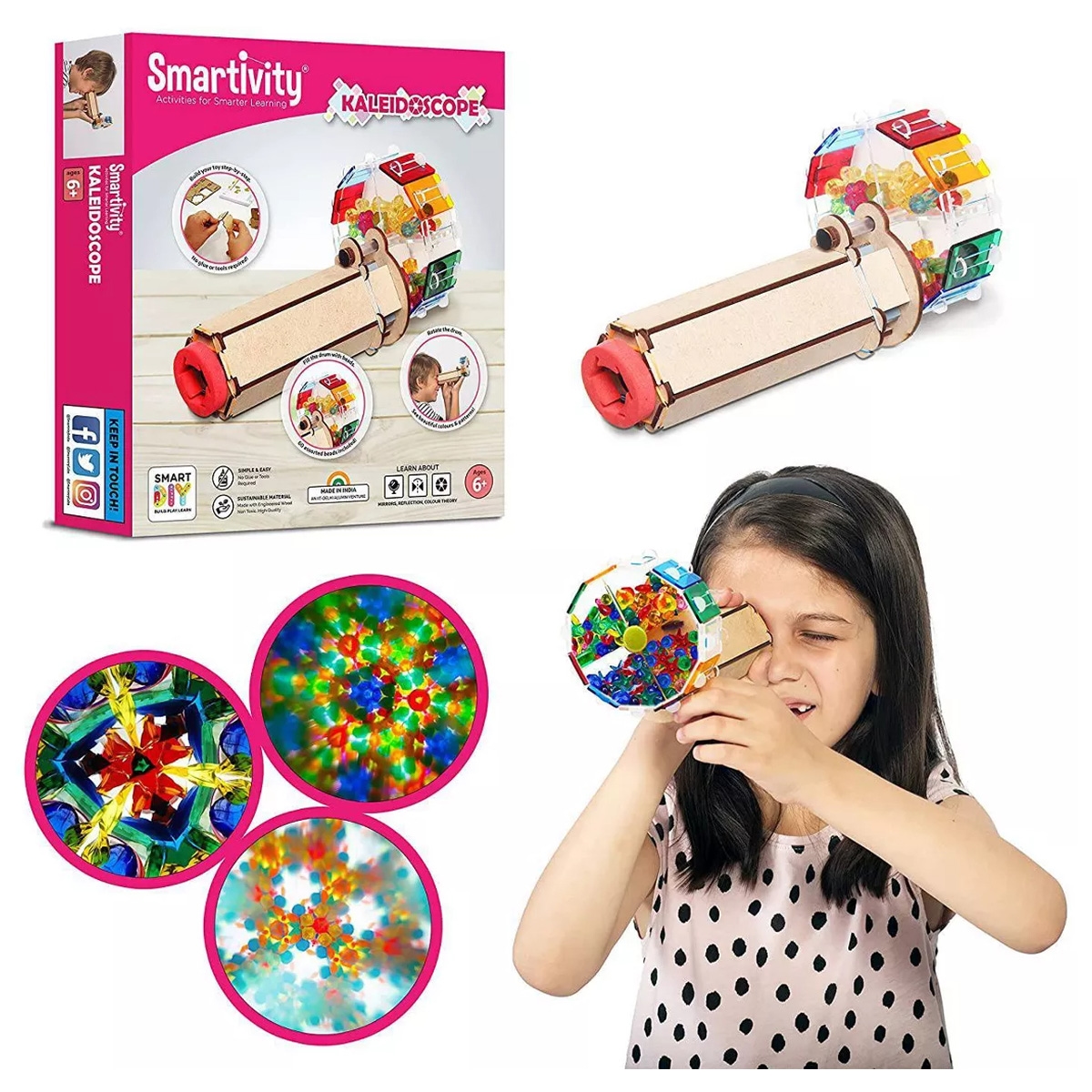 Smartivity Educational Kaleidoscope Toy Unisex, 5-7 Years