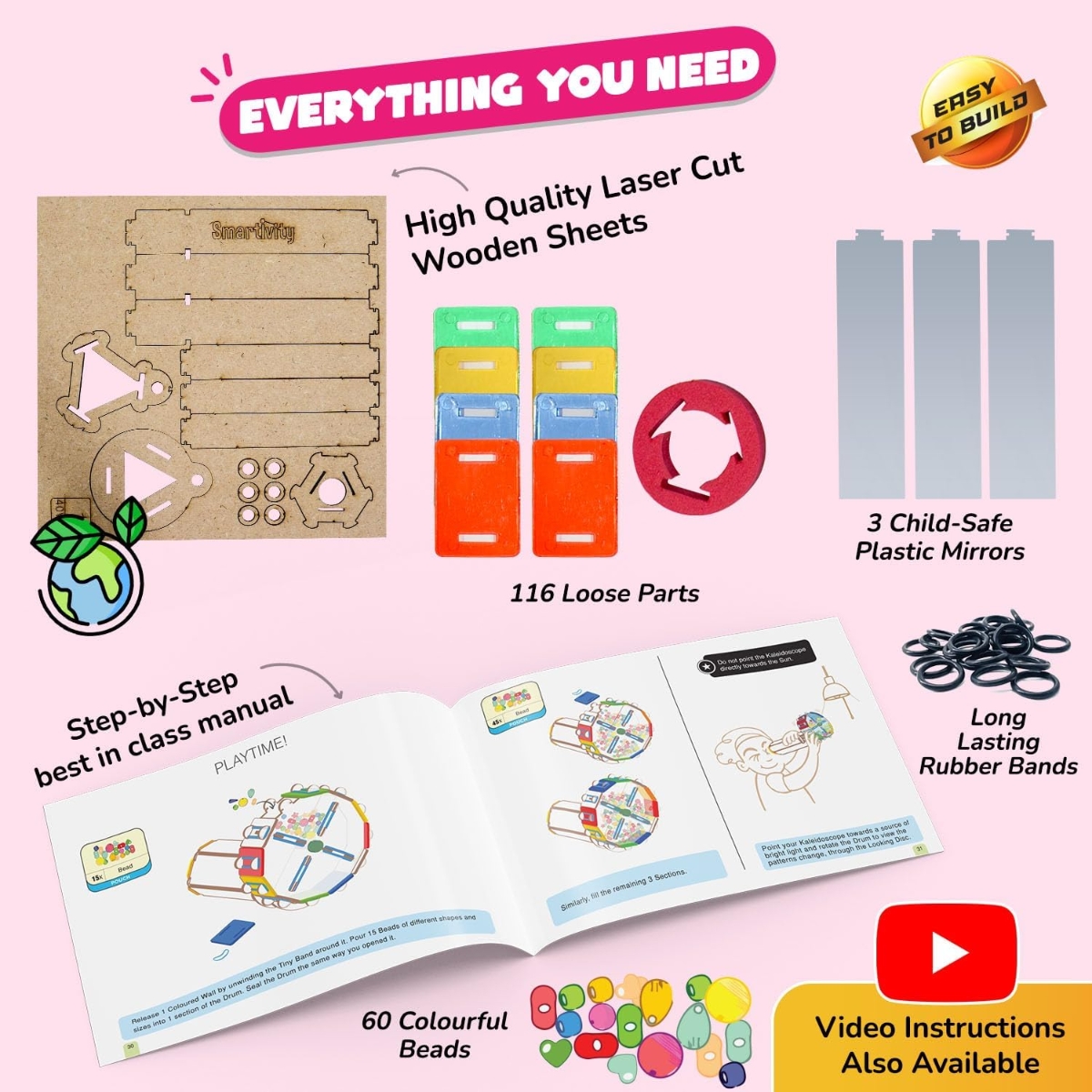 Smartivity Educational Kaleidoscope Toy Unisex, 5-7 Years