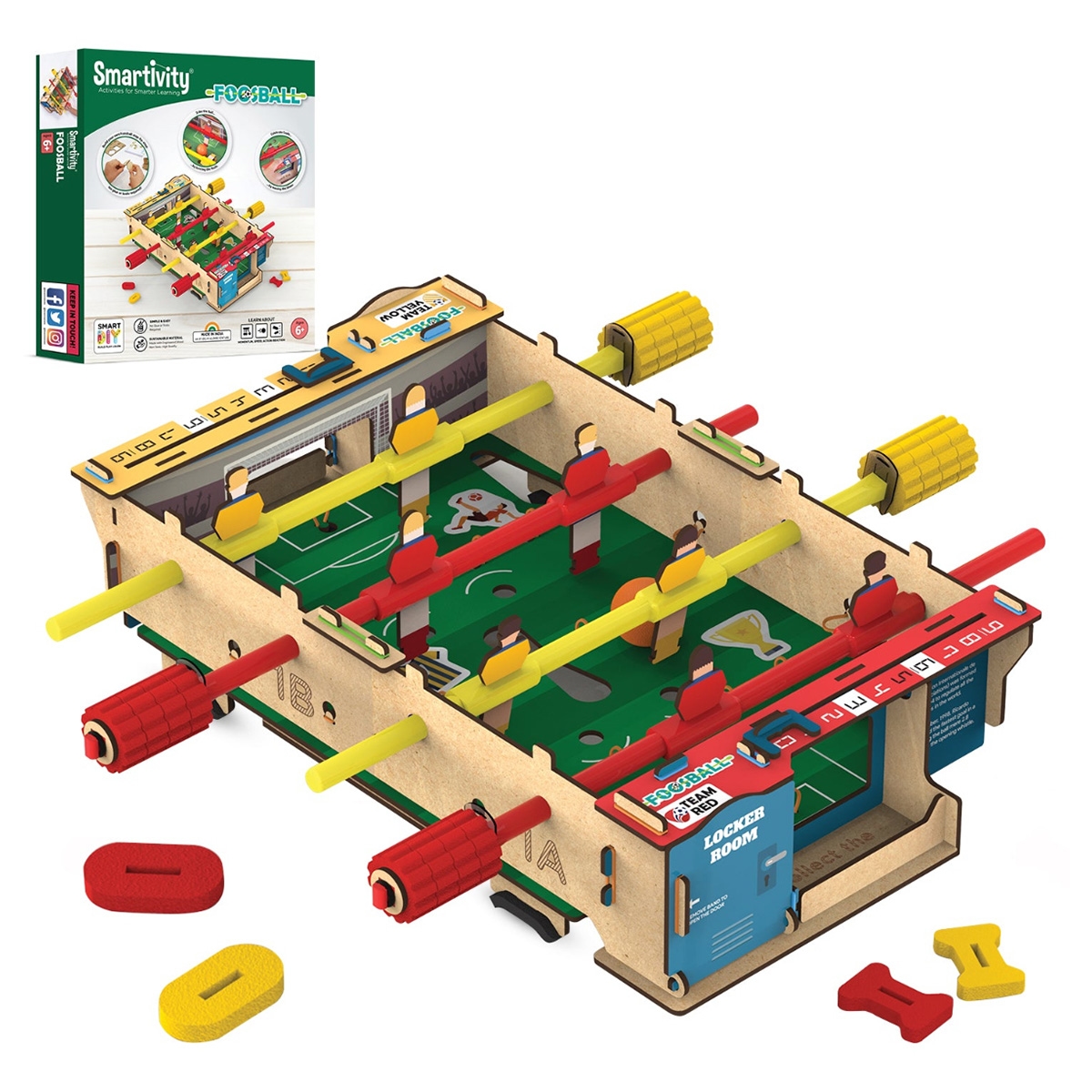 Smartivity Foosball Construction Toy Unisex, 5-7 Years