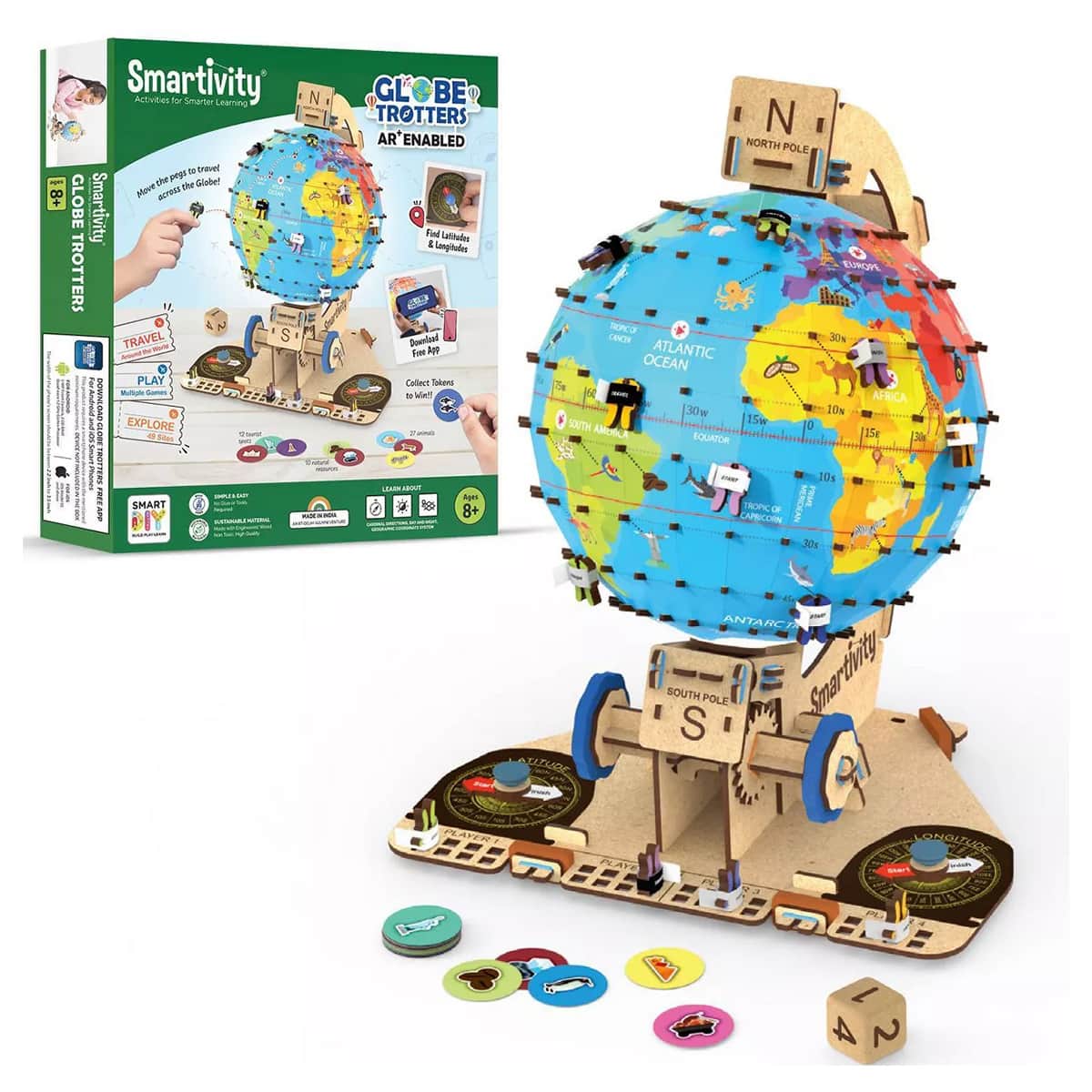 Smartivity Globe Trotters Unisex, 8-10 Years
