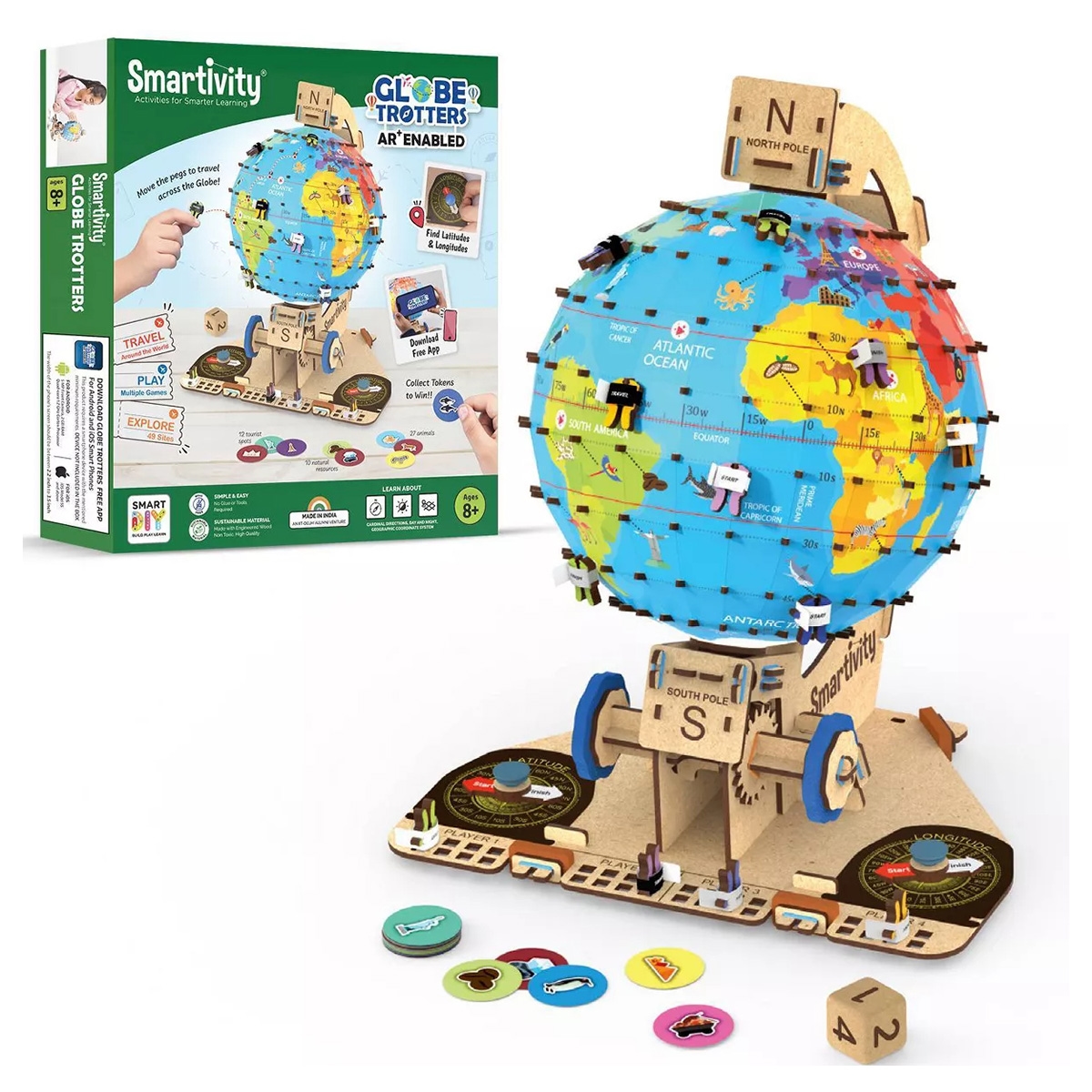 Smartivity Globe Trotters Unisex, 8-10 Years