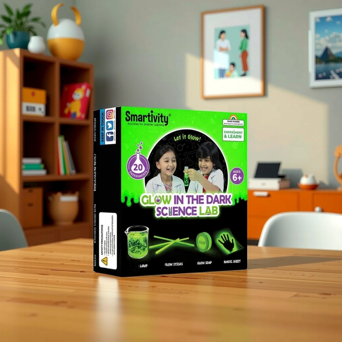 Smartivity Glow in the Dark Science Lab Unisex, 5-7 Years