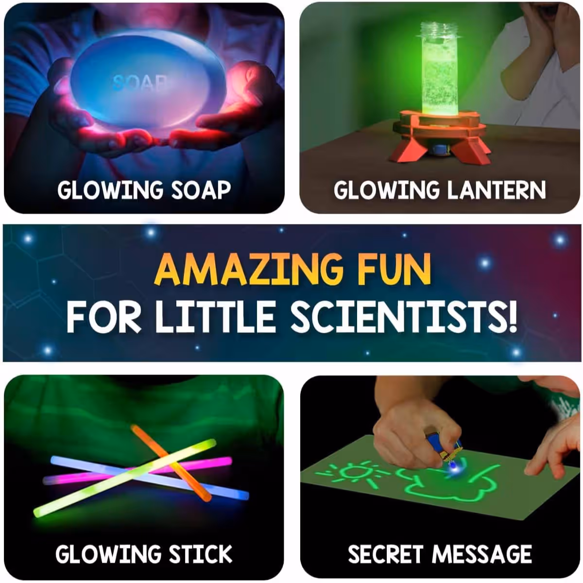 Smartivity Glow in the Dark Science Lab Unisex, 5-7 Years