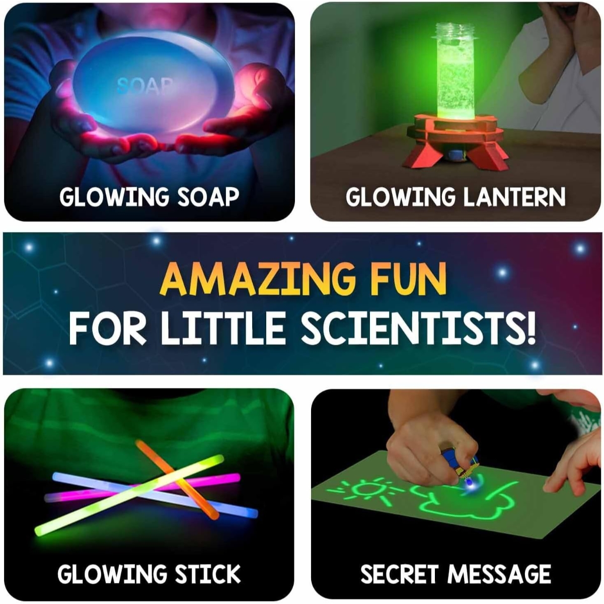 Smartivity Glow in the Dark Science Lab Unisex, 5-7 Years