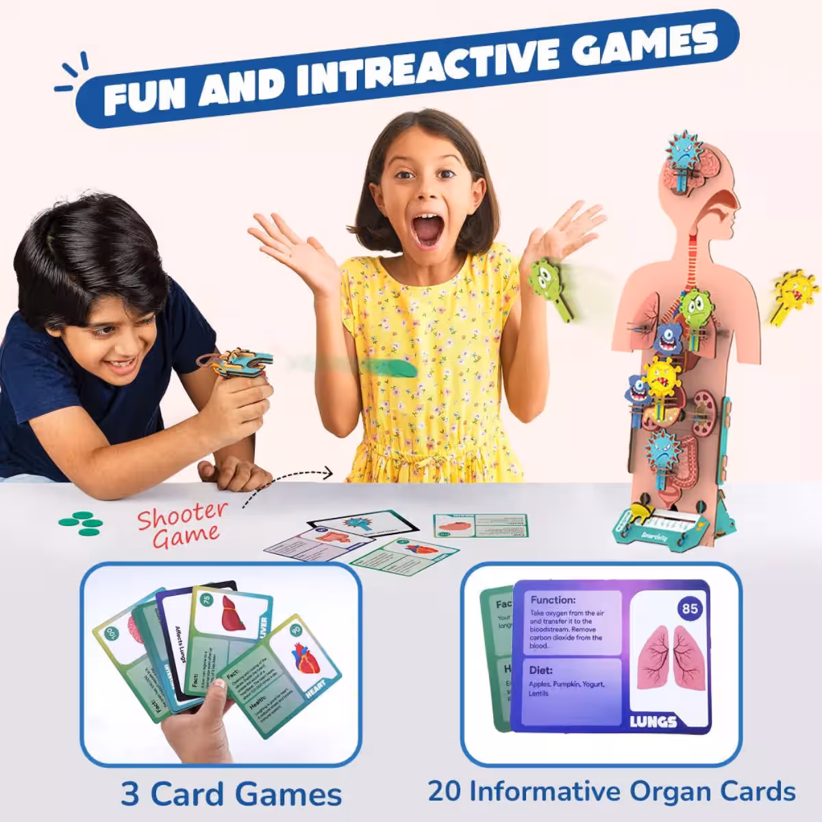 Smartivity Human Body Science Kit Unisex, 5-7 Years