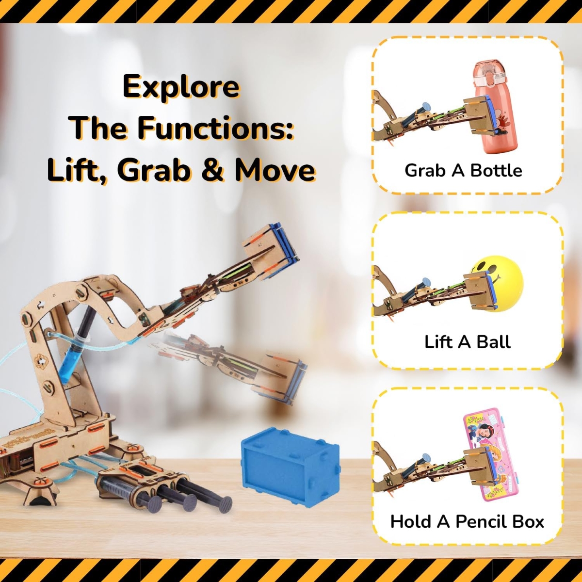 Smartivity Hydraulic Crane Educational Toy Unisex, 8-10 Years