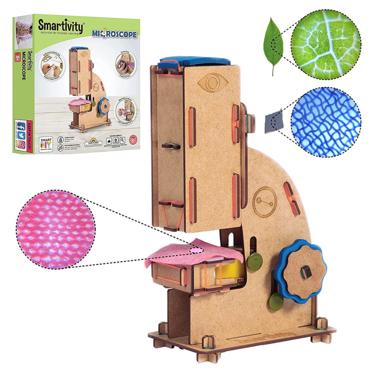 Smartivity Microscope Educational Toy Unisex, 8-10 Years