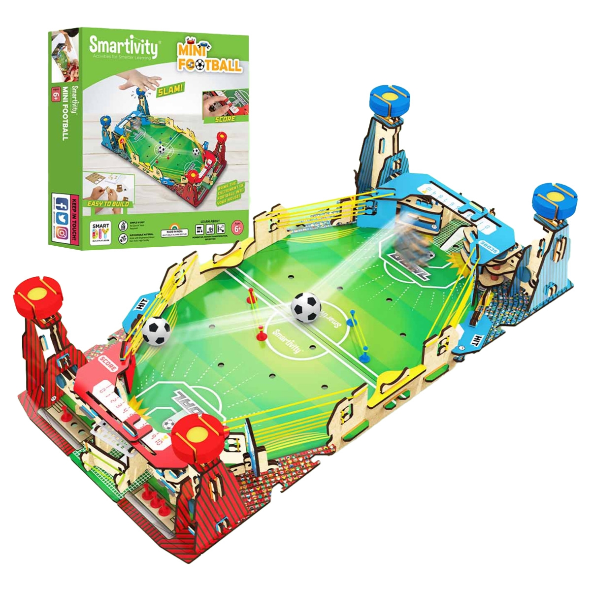 Smartivity Mini Football Construction Toy Unisex, 5-7 Years