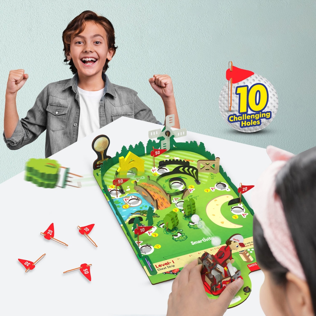 Smartivity Mini Golf Construction Toy Unisex, 5-7 Years
