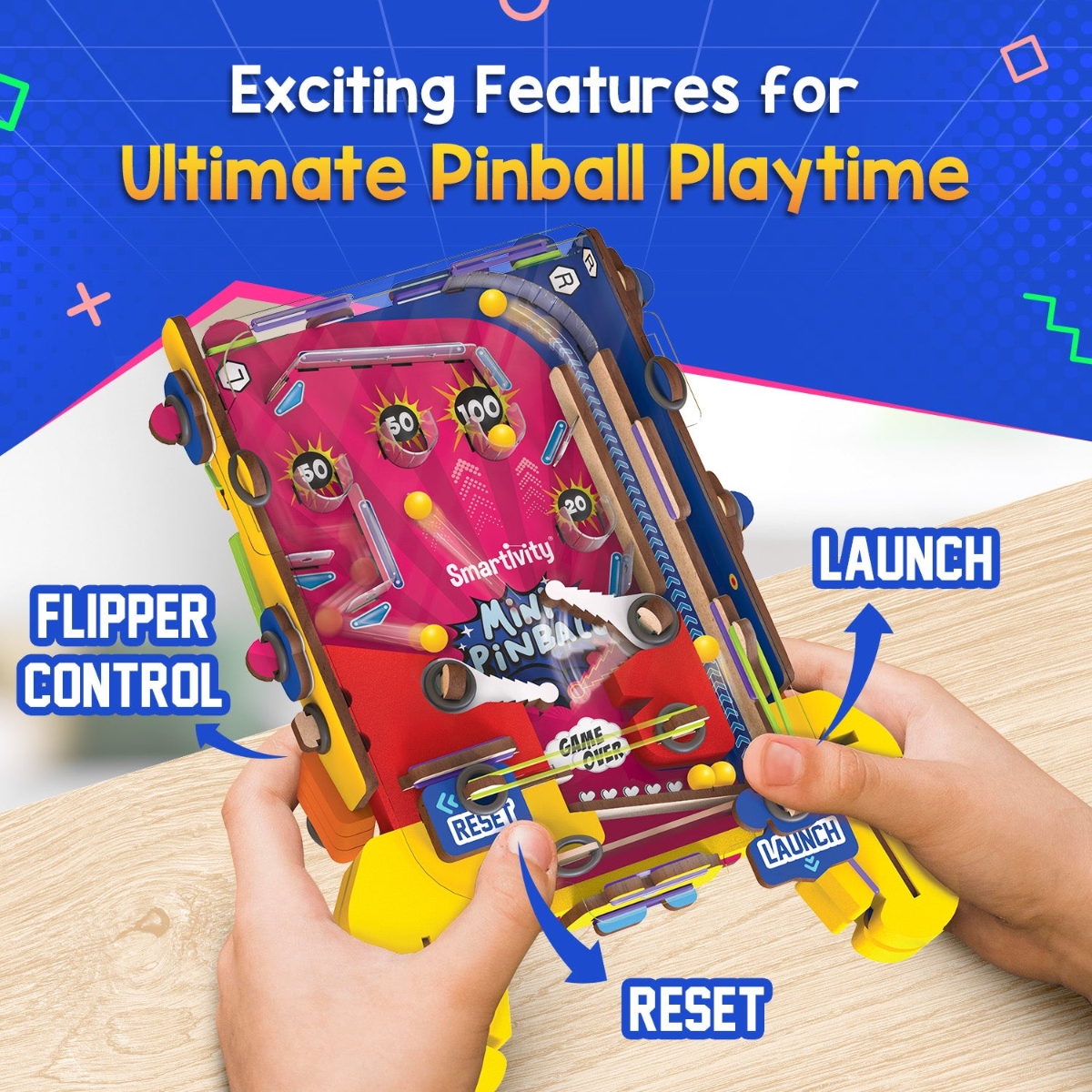 Smartivity Mini Pinball Construction Toy Unisex, 5-7 Years