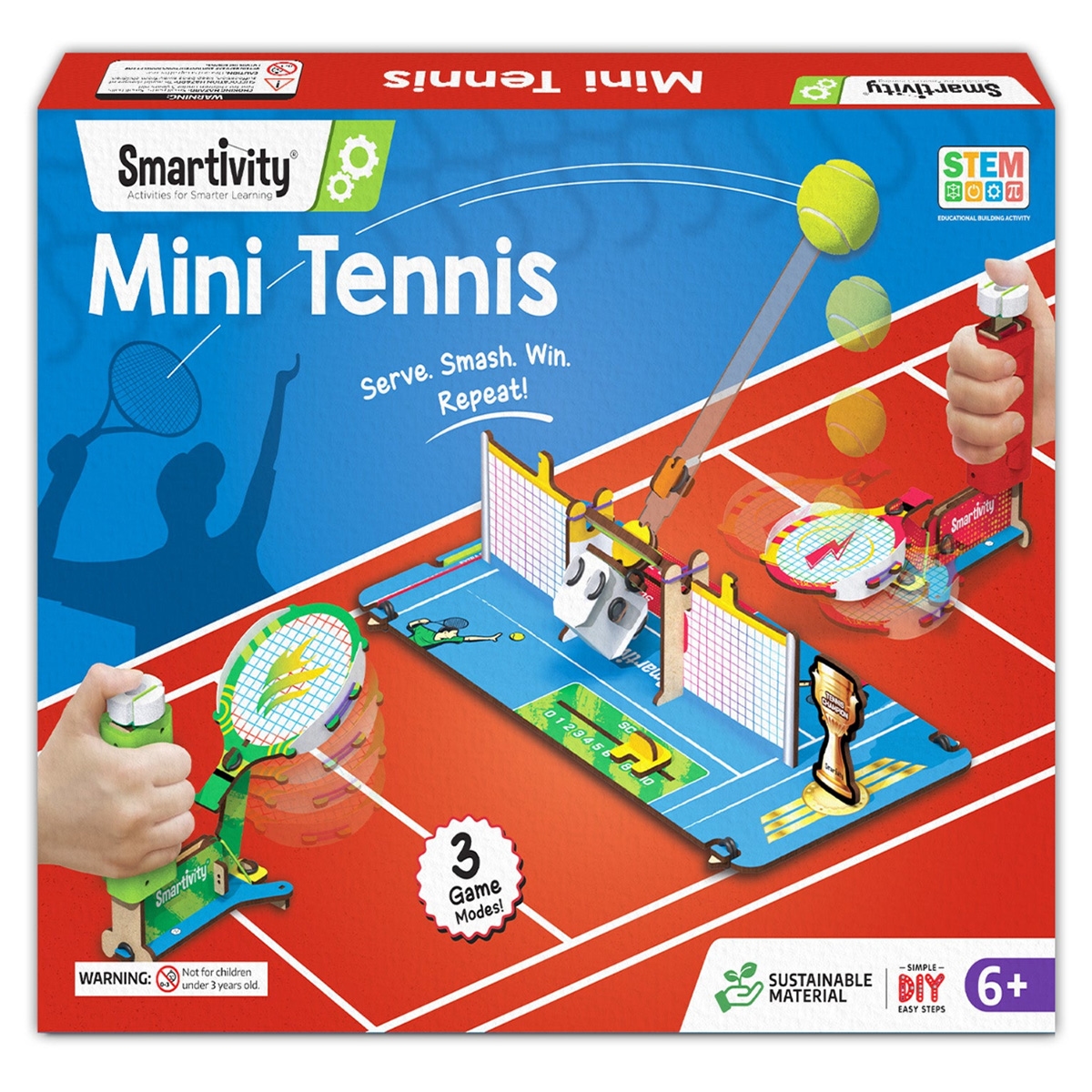 Smartivity Mini Tennis Construction Toy Unisex, 5-7 Years