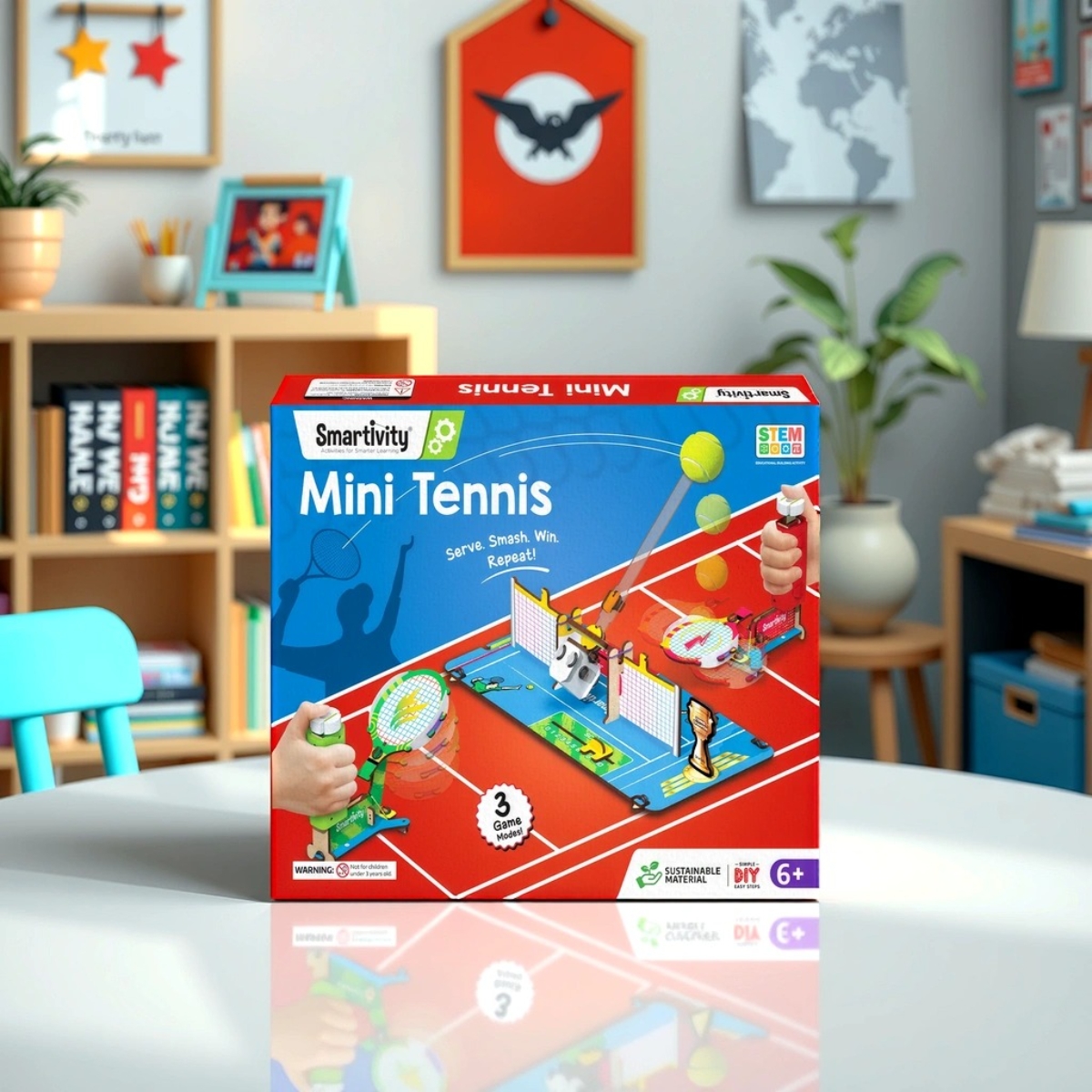 Smartivity Mini Tennis Construction Toy Unisex, 5-7 Years