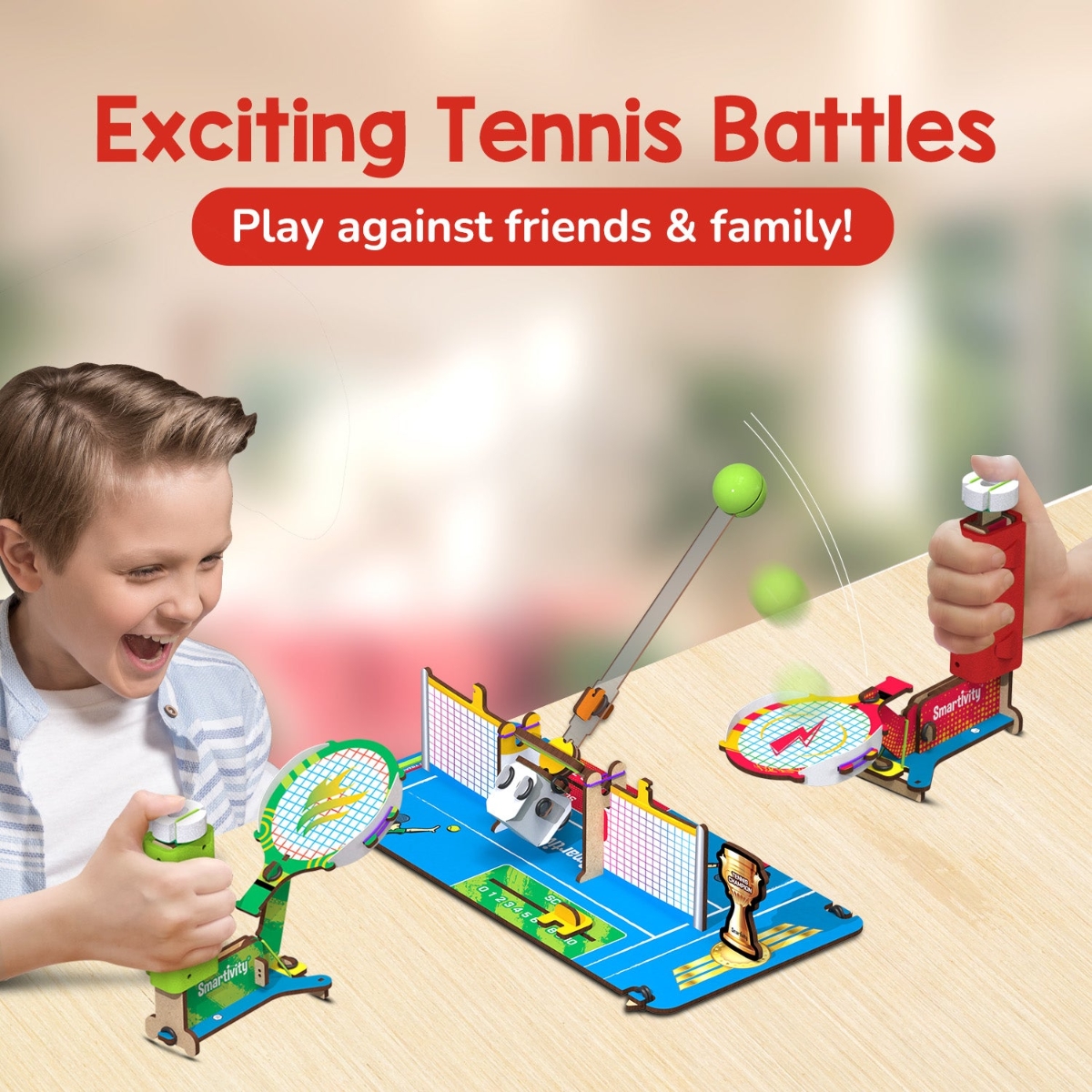 Smartivity Mini Tennis Construction Toy Unisex, 5-7 Years