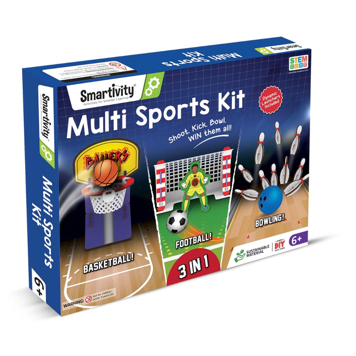 Smartivity Multi Sports Kit Unisex, 5-7 Years