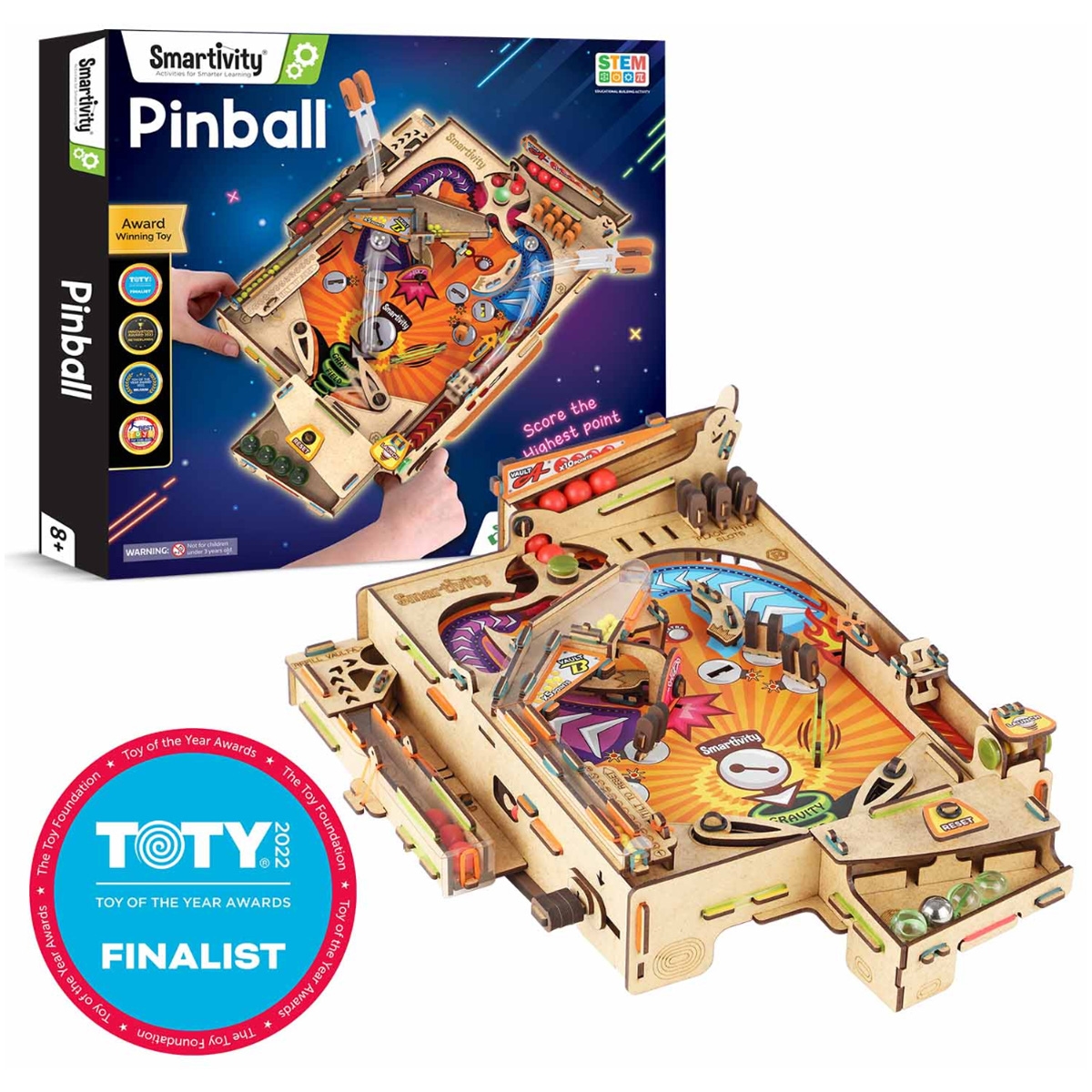 Smartivity Pinball Machine Unisex, 8-10 Years